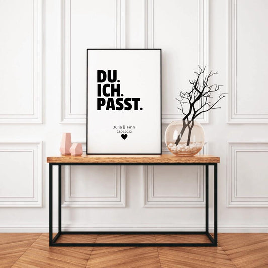 Poster "Du.Ich.Passt"