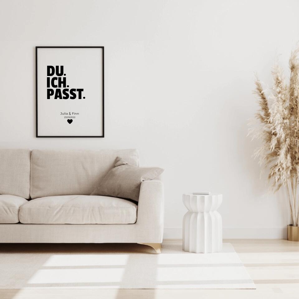 Poster "Du.Ich.Passt"
