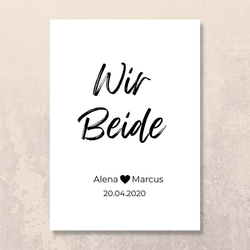 Poster "Wir beide"