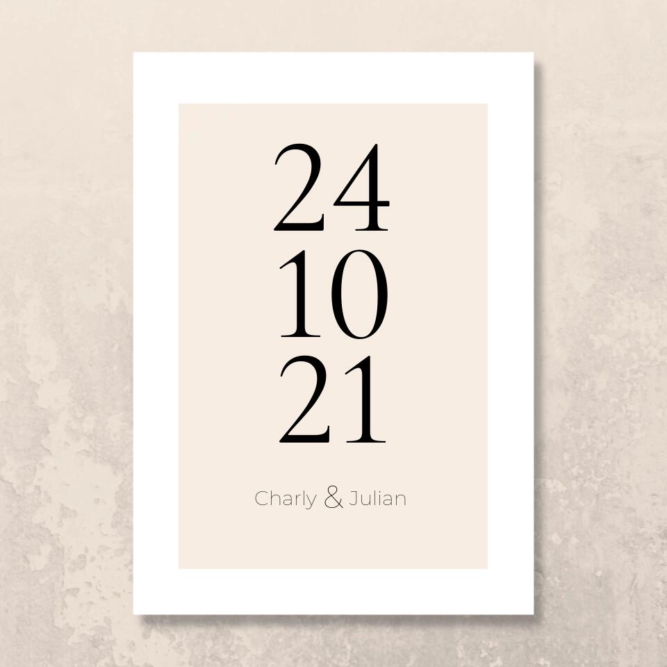 Poster "Unser Datum"