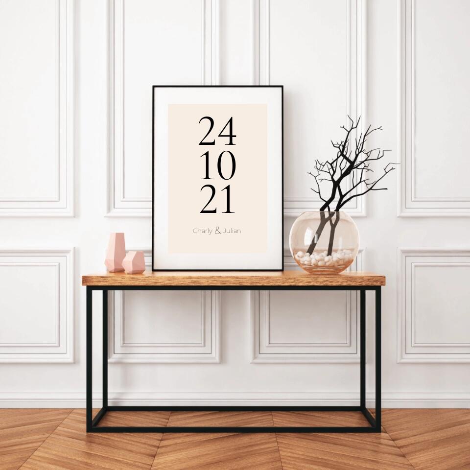 Poster "Unser Datum"