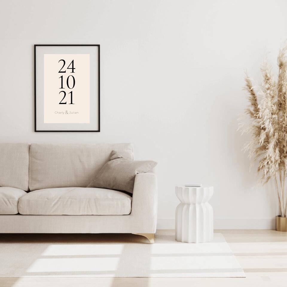 Poster "Unser Datum"