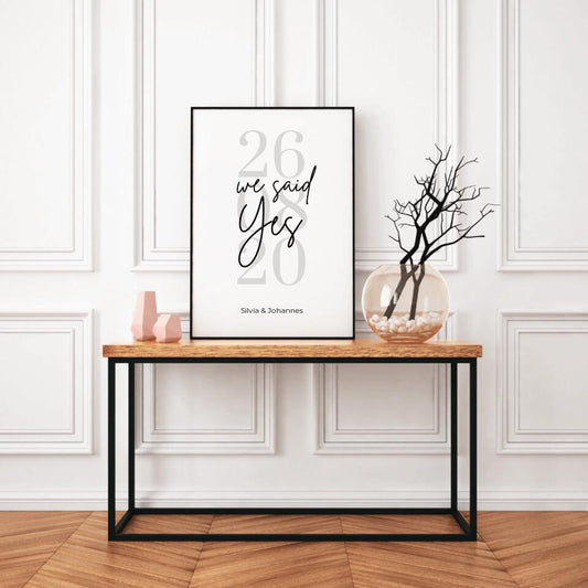 Poster "We said Yes"