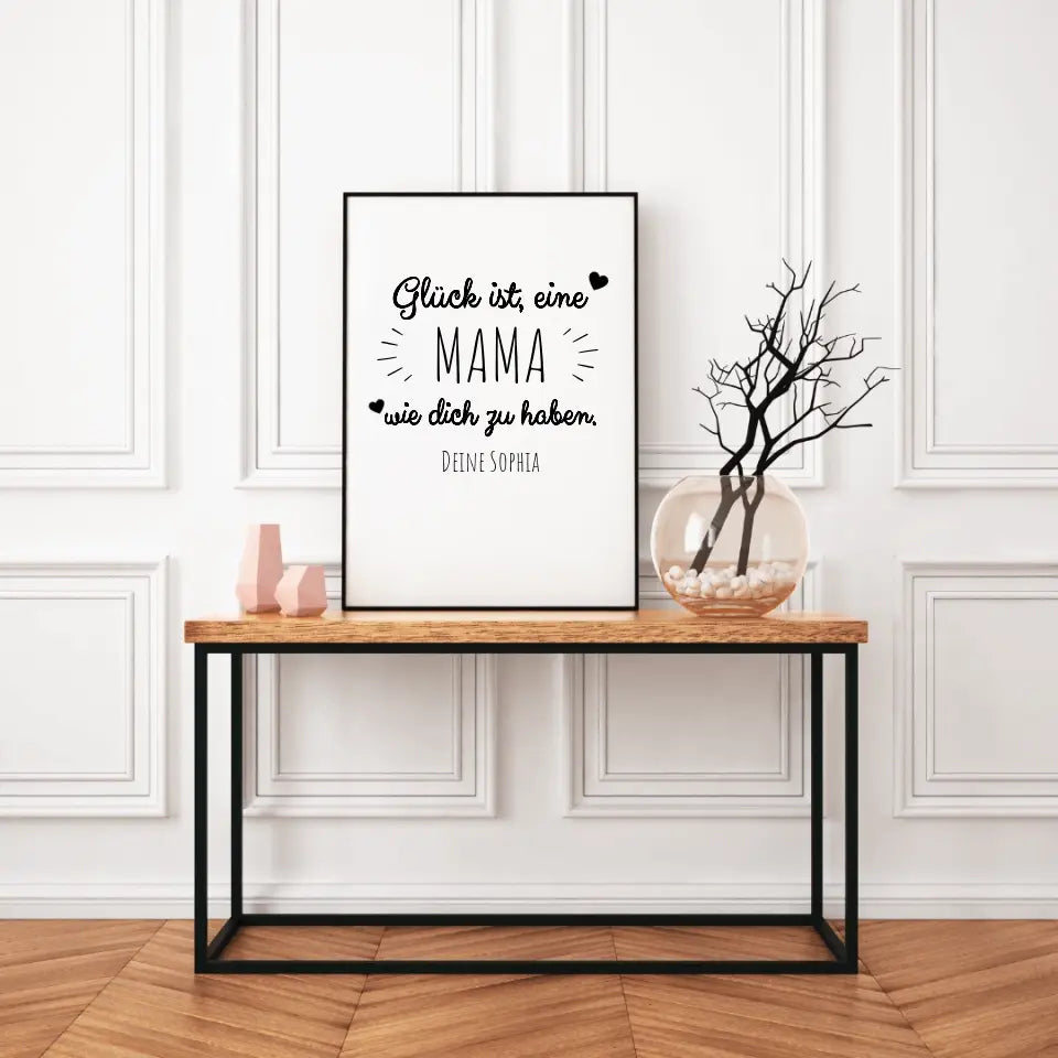 Poster "Glück ist"
