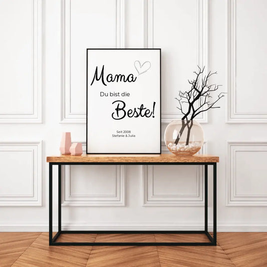 Poster "Beste Mutter"