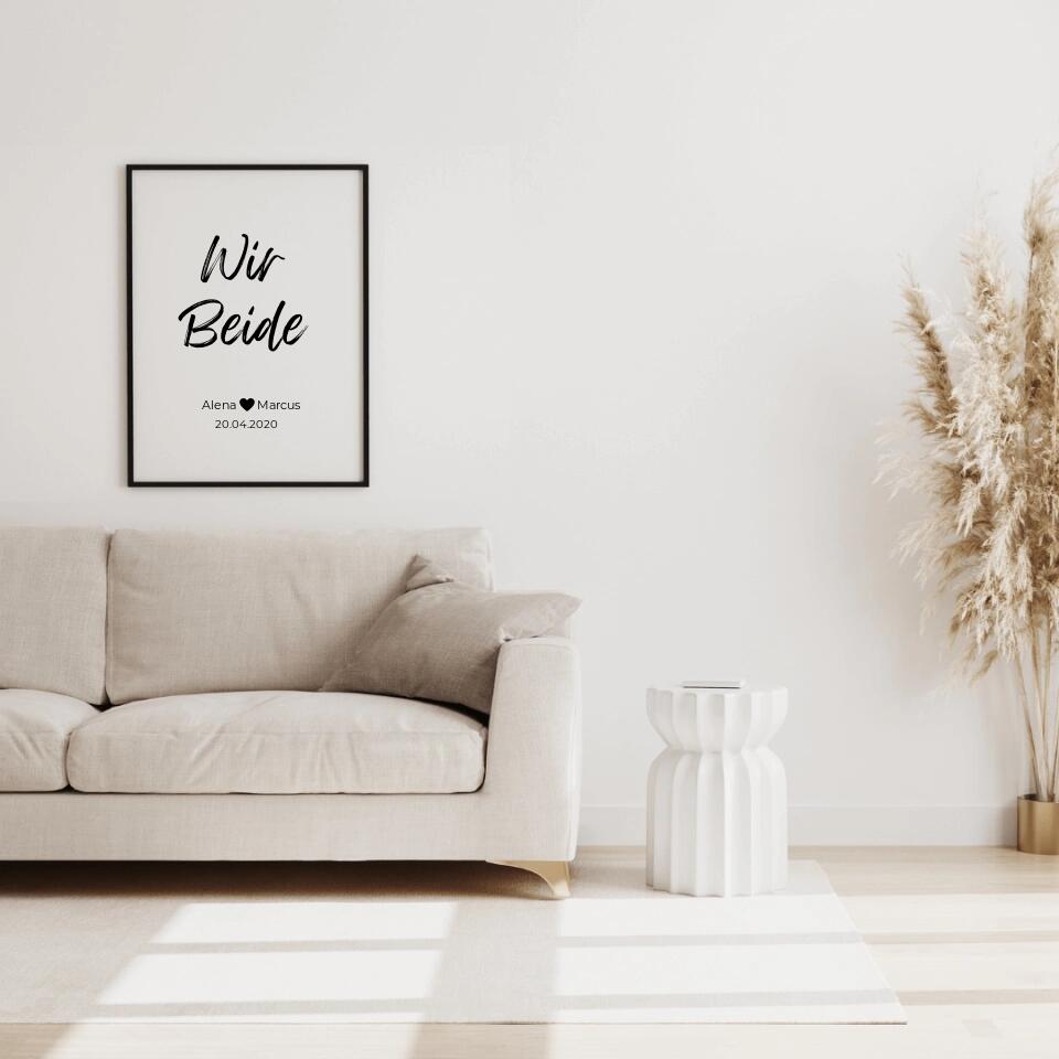 Poster "Wir beide"