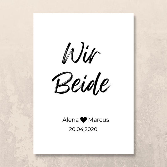 Poster "Wir beide"