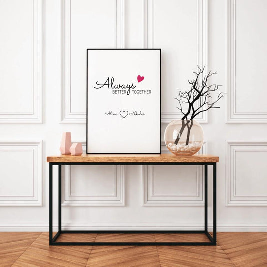 Poster "Always better together"