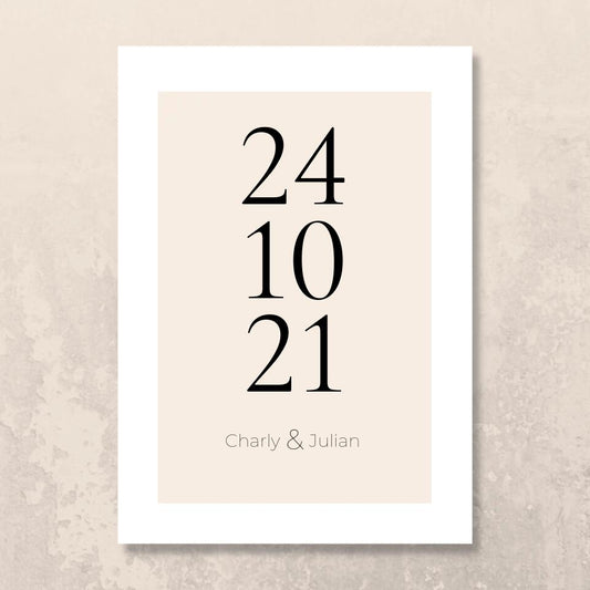 Poster "Unser Datum"