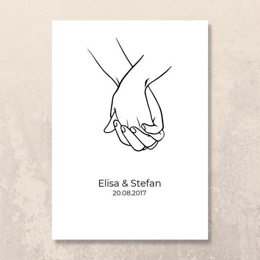 Poster "Holding Hands"